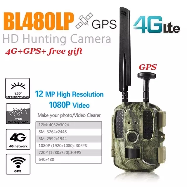 2021 Made in China 1080P Wireless SMS MMS GPRS GSM 4G Hunting Camera Wildlife 4G Trail Camera with Box and Power Supply